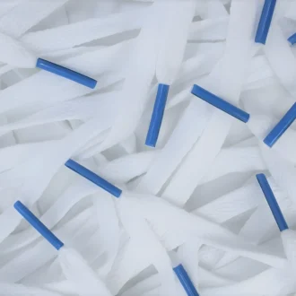 Colored Tips Nike Laces Blue Veters Blauw