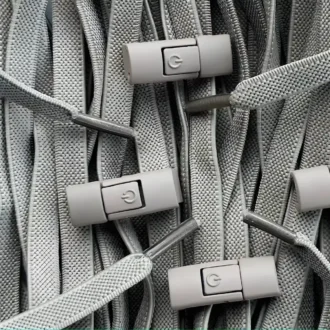 Elastische veters Grijs