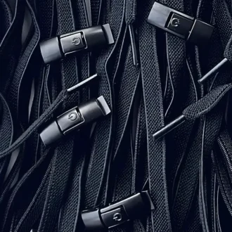 Elastische veters Zwart