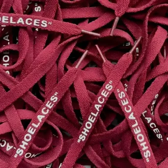 Off White SHOELACES laces veters Burgundy