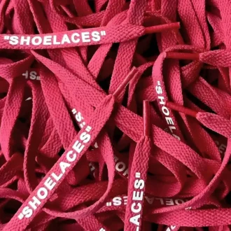 Off White SHOELACES laces veters Cherry