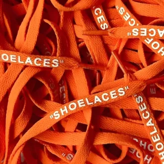 Off White SHOELACES laces veters Fluor Orange