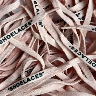 Off White SHOELACES laces veters Peach Perzik