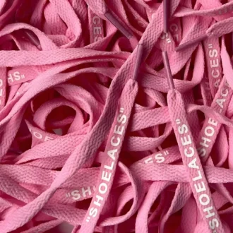 Off White SHOELACES laces veters Pink Roze