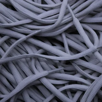 Oval laces Grey