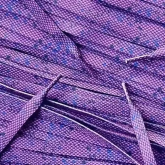 Print laces Snakeskin Purple