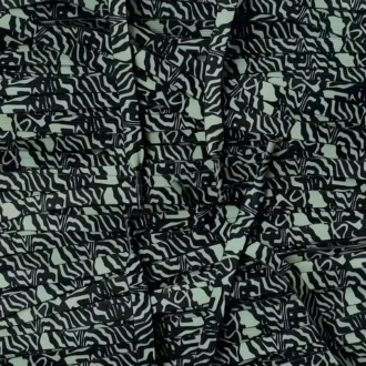 Print laces Zebra Mint