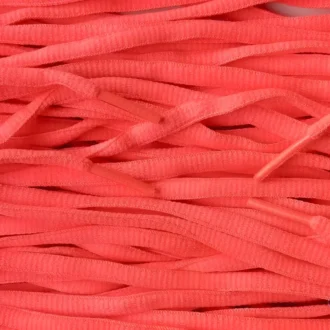 Small oval laces fluor pink smalle ovale veters fluorroze