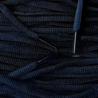 Small oval laces navy smalle ovale veters navy