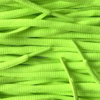 Small oval laces neon green smalle ovale veters neongroen