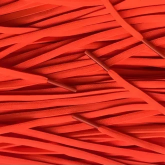 Smalle voetbal veters fluororanje football soccer laces fluor orange