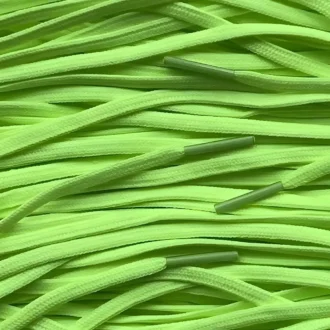 Smalle voetbal veters lime football soccer laces limoen