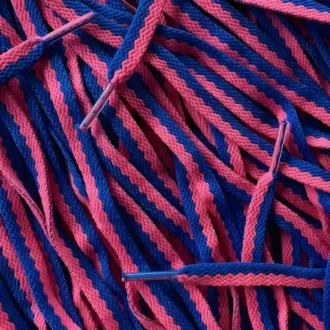 Wave laces Cherry Blue