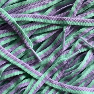 Wave laces Mint Pink